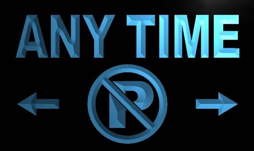 No Parking Anytime Neon Light Sign